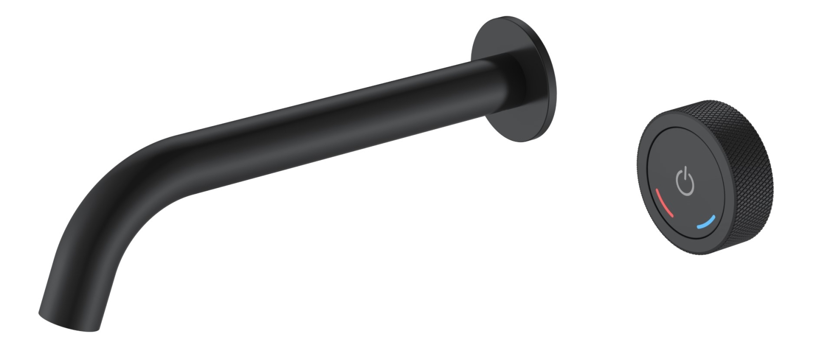 Встраиваемый смеситель Boheme Tech 158/2-B черный матовый