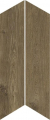 Керамогранит Ragno Ossimori Marrone Chevron 11x54, R9ST
