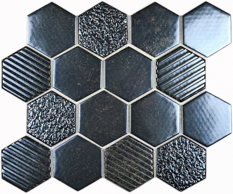 Мозаика Bonaparte Mosaics Saba Iron 26.4x30.4 Мозаика Bonaparte Mosaics Saba Iron 26.4x30.4