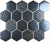 Мозаика Bonaparte Mosaics Saba Iron 26.4x30.4