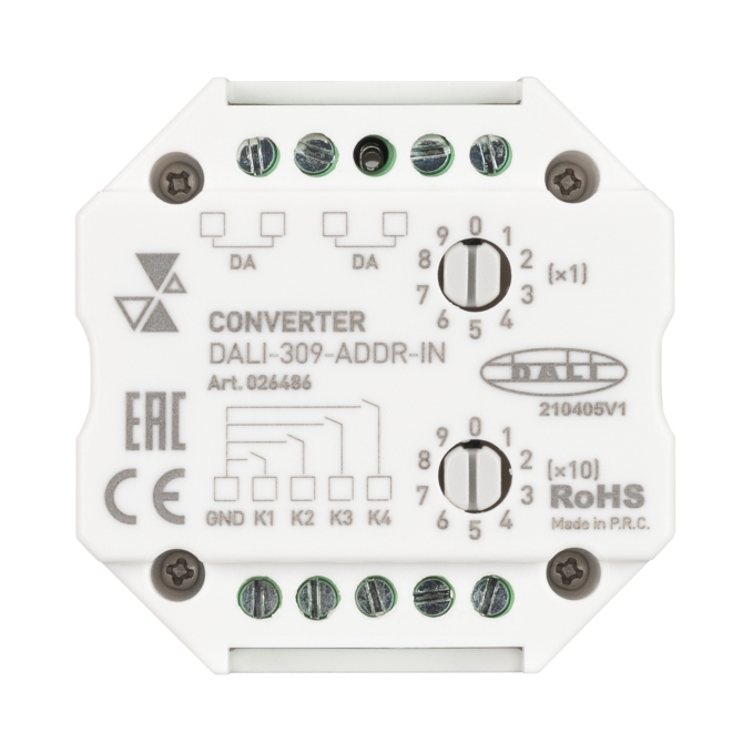 INTELLIGENT ARLIGHT Конвертер DALI-309-ADDR-IN (DALI bus), Arlight, 026486, изображение 3 INTELLIGENT ARLIGHT Конвертер DALI-309-ADDR-IN (DALI bus), Arlight, 026486, изображение 3