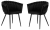 Набор из 2 стульев Refuge Cadence, Hesby Import, HSBI_DC146_black_2