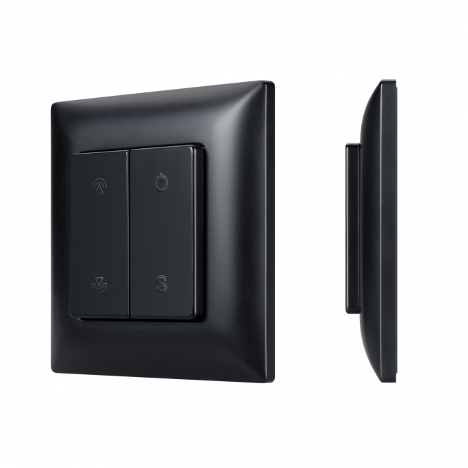 INTELLIGENT ARLIGHT Кнопочная панель SMART-RF-801-22-1G-DIM-SUF Black (3V, 2.4G), Arlight, 059068, изображение 1 INTELLIGENT ARLIGHT Кнопочная панель SMART-RF-801-22-1G-DIM-SUF Black (3V, 2.4G), Arlight, 059068, изображение 1