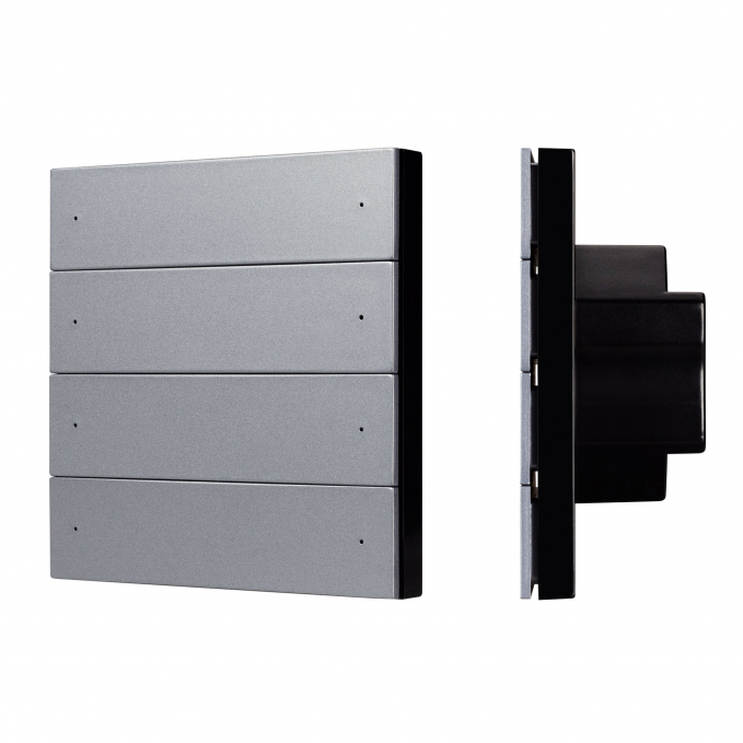 INTELLIGENT ARLIGHT Кнопочная панель SMART-ZB-801-22-1G-8SC-MULTI-IN Silver (230V), Arlight, 055487, изображение 1 INTELLIGENT ARLIGHT Кнопочная панель SMART-ZB-801-22-1G-8SC-MULTI-IN Silver (230V), Arlight, 055487, изображение 1