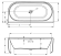 Ванна акриловая Riho Desire 180x85 B089012105 пристенная Ванна акриловая Riho Desire 180x85 B089012105 пристенная