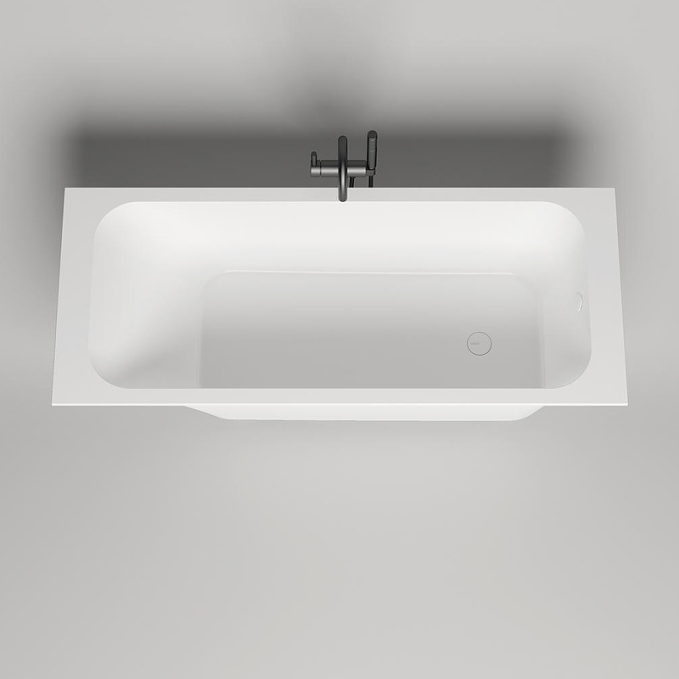 Ванна из искусственного камня Salini Orlanda 180x80 102022M белая матовая встраиваемая Ванна из искусственного камня Salini Orlanda 180x80 102022M белая матовая встраиваемая