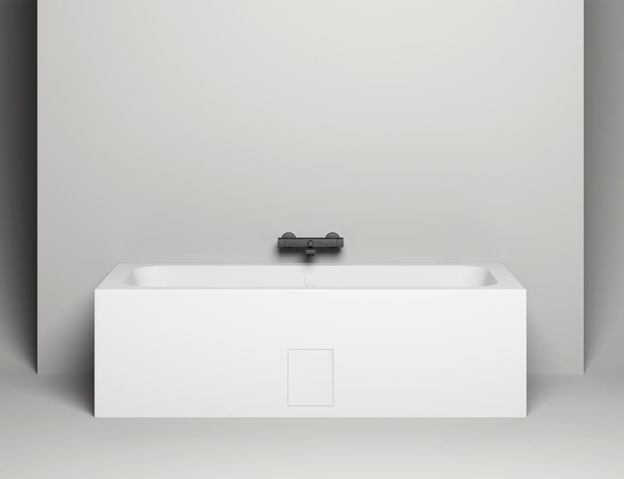 Ванна из литьевого камня Salini Orlanda Axis 180x80 103212G белая глянцевая встраиваемая Ванна из литьевого камня Salini Orlanda Axis 180x80 103212G белая глянцевая встраиваемая