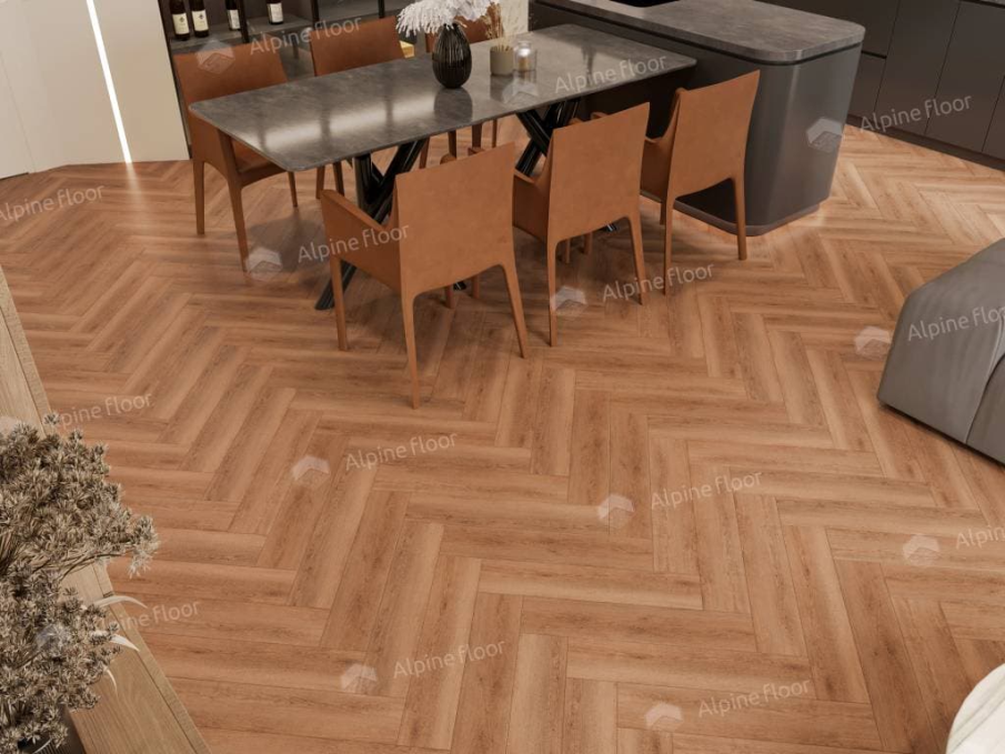 Каменный ламинат SPC Alpine Floor Parquet Light Дуб Капелла, ЕСО 13-31 MC