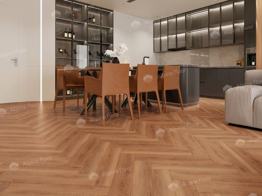 Каменный ламинат SPC Alpine Floor Parquet Light Дуб Капелла, ЕСО 13-31 MC