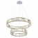 Люстра LED 60W 4000K 7140Лм VEKIA L-VISION ODL24 593 ODEON LIGHT 4930/60L, фото на белом фоне