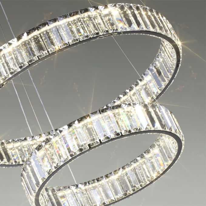 Люстра LED 60W 4000K 7140Лм VEKIA L-VISION ODL24 593 ODEON LIGHT 4930/60L, композиция 3