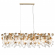 Люстра горизонтальная E14 8*40W 220В IP20 COINS CLASSIC ODL26 633 ODEON LIGHT 5104/8A, фото на белом фоне