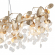 Люстра горизонтальная E14 8*40W 220В IP20 COINS CLASSIC ODL26 633 ODEON LIGHT 5104/8A, композиция 4