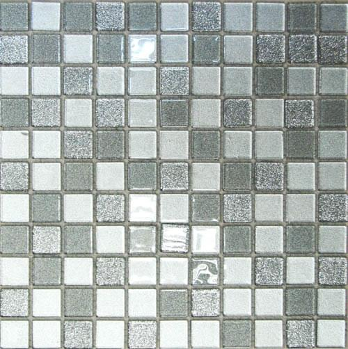 Мозаика Bonaparte Mosaics Shine Silver 30x30 (25*25*4)