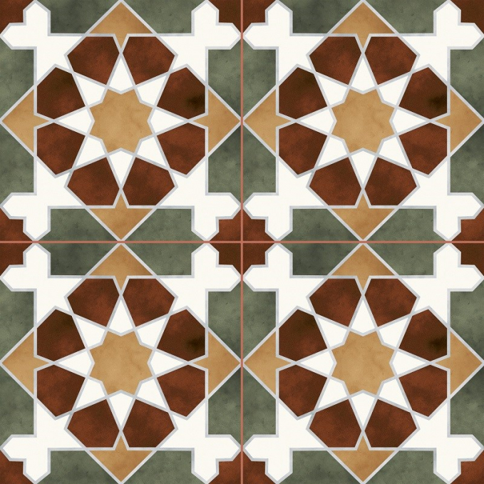 Керамогранит NiceKer Rabat Green 45.2x45.2
