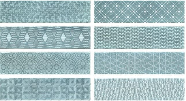 Настенная плитка Cifre Opal Decor Sky 7.5x30 (кабанчик) Настенная плитка Cifre Opal Decor Sky 7.5x30 (кабанчик)
