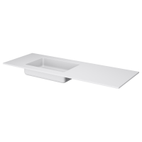 Мебельная раковина Armadi Art Quatro 793-140-W-L 140 см white