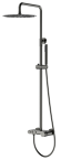 Душевая стойка со смесителем Boheme Stick 128-GM.2 графит Душевая стойка со смесителем Boheme Stick 128-GM.2 графит
