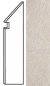 Плинтус Atlas Concorde Brave Gypsum Battiscopa Sag. DX 7.2x30, A1JK