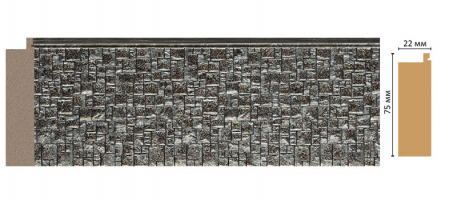Багет Decomaster 582-27, 75x18x2900 мм