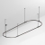 Основание ART-APRIORI-OVAL-ROD-800-3000x1000 (BK), Arlight, 048509