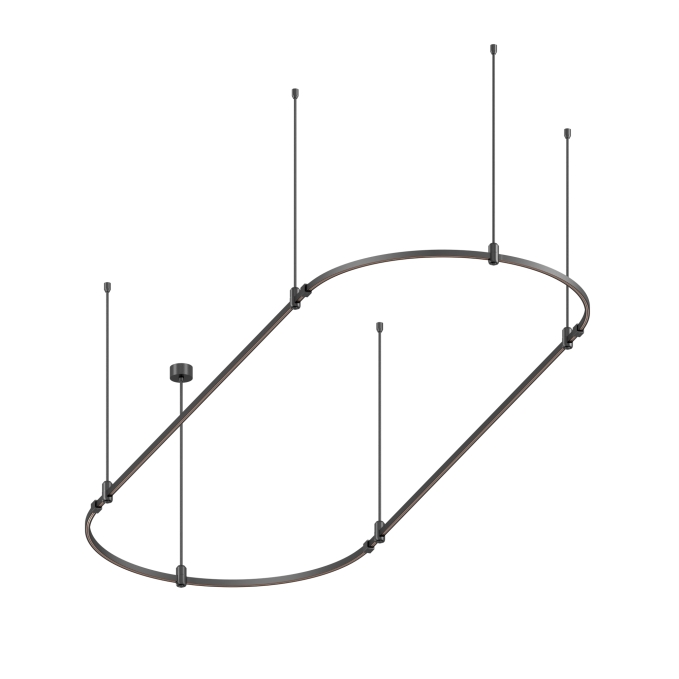 Основание ART-APRIORI-OVAL-ROD-800-3000x1000 (BK), Arlight, 048509, изображение 2 Основание ART-APRIORI-OVAL-ROD-800-3000x1000 (BK), Arlight, 048509, изображение 2