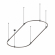 Основание ART-APRIORI-OVAL-ROD-800-3000x1000 (BK), Arlight, 048509, изображение 2 Основание ART-APRIORI-OVAL-ROD-800-3000x1000 (BK), Arlight, 048509, изображение 2