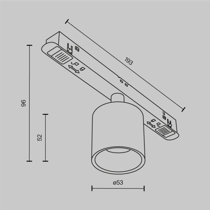 Трековый светильник Фокус / Focus Led Exility 2700-6000K 12Вт 36° Dim Smart, TR041-4-12W3K-M-DS-BBS, изображение 7 Трековый светильник Фокус / Focus Led Exility 2700-6000K 12Вт 36° Dim Smart, TR041-4-12W3K-M-DS-BBS, изображение 7