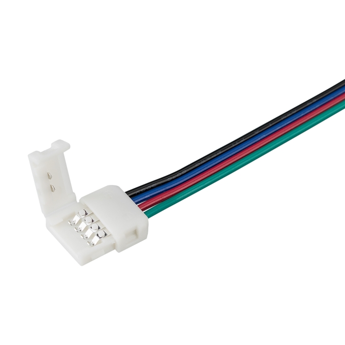 Коннектор выводной FIX-RGB-10mm-150mm-X2 (4-pin), Arlight, 023955, изображение 2 Коннектор выводной FIX-RGB-10mm-150mm-X2 (4-pin), Arlight, 023955, изображение 2