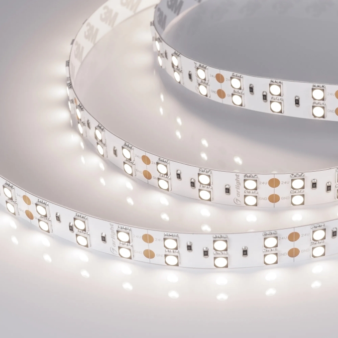 Светодиодная лента RT 2-5000 24V Day4000 2x2 (5060, 600 LED, CRI98), Arlight, 021469, изображение 3 Светодиодная лента RT 2-5000 24V Day4000 2x2 (5060, 600 LED, CRI98), Arlight, 021469, изображение 3