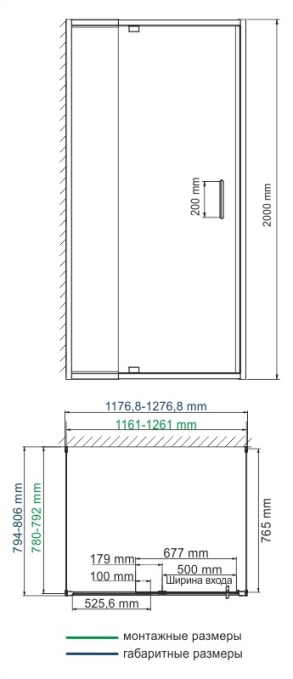 Душевой уголок WasserKRAFT Berkel 48P25 Душевой уголок WasserKRAFT Berkel 48P25