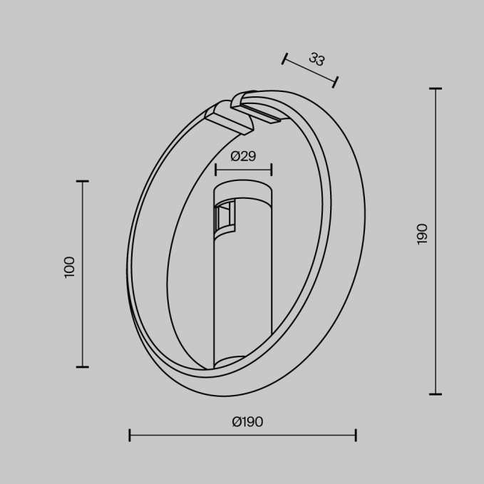 Трековый светильник Точки / Points Exility 3000K 6Вт 36°, TR031-2-6W3K-B, изображение 8 Трековый светильник Точки / Points Exility 3000K 6Вт 36°, TR031-2-6W3K-B, изображение 8