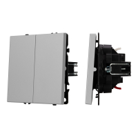 Механизм звонкового выключателя двухклавишный SWT-NOBE-MKR2-SFPL-IS (230V, 10A), Arlight, 061786