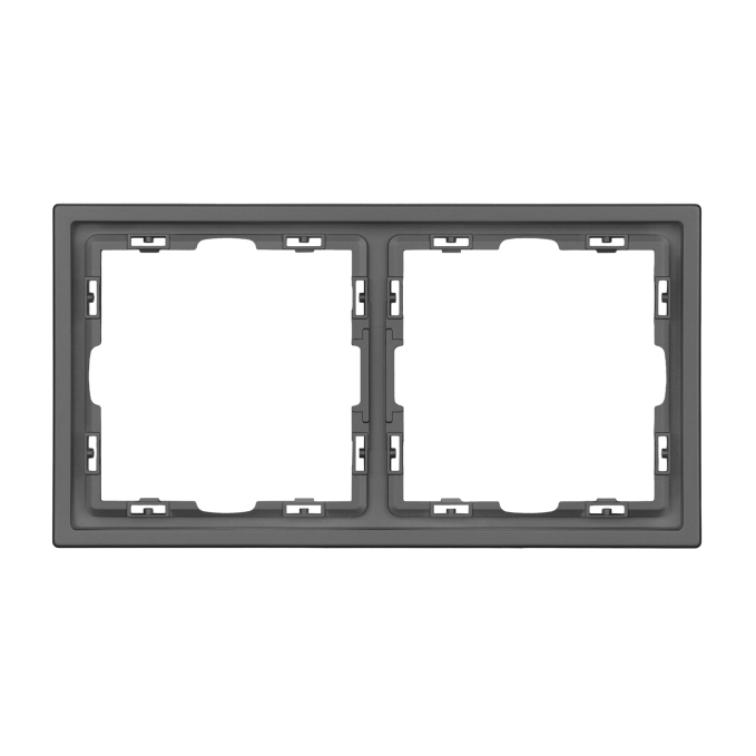 Рамка пластиковая FRM-NOBE-SFPL-2-GR, Arlight, 054218, изображение 3