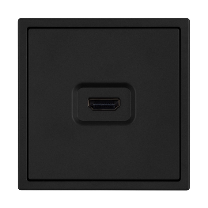 Механизм HDMI розетки SCT-NOBE-MHD1-SFPL-BK, Arlight, 061841, изображение 2 Механизм HDMI розетки SCT-NOBE-MHD1-SFPL-BK, Arlight, 061841, изображение 2