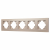 Рамка пластиковая FRM-PERIO-PL-5-GD, Arlight, 049765
