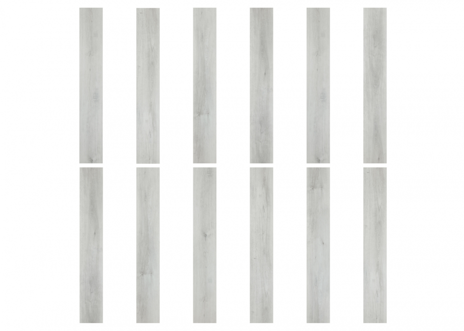 Ламинат SPC IDEAL Flooring Prime Wood Silver 01003, размер 180x1170×4,6 мм