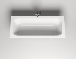 Ванна из литьевого камня Salini Orlanda Axis 180x80 103212M белая матовая встраиваемая Ванна из литьевого камня Salini Orlanda Axis 180x80 103212M белая матовая встраиваемая
