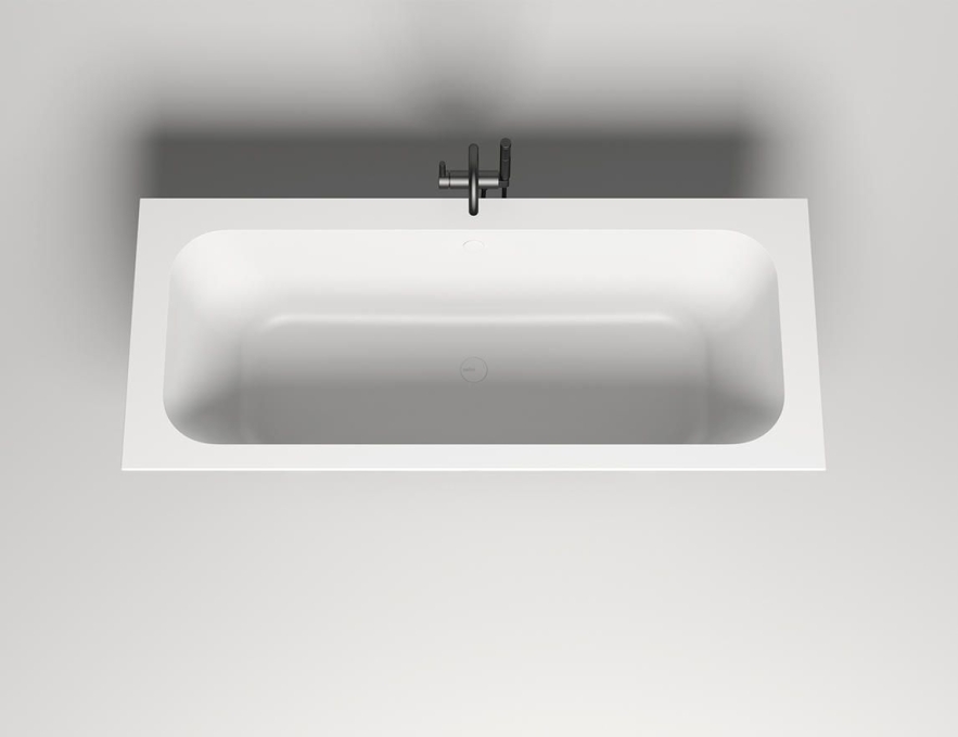 Ванна из литьевого камня Salini Orlanda Axis 180x80 103212M белая матовая встраиваемая Ванна из литьевого камня Salini Orlanda Axis 180x80 103212M белая матовая встраиваемая