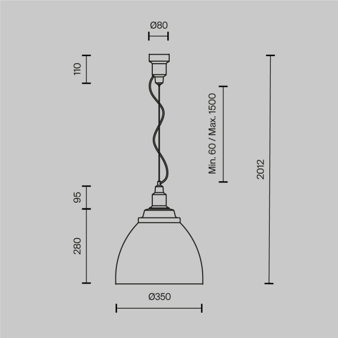 Подвесной светильник Биконес / Bicones E27х1, P359-PL-220-C, изображение 7 Подвесной светильник Биконес / Bicones E27х1, P359-PL-220-C, изображение 7