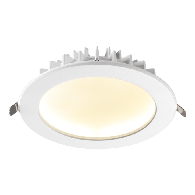 Светильник встраиваемый светодиодный IP20 LED 20W 1600Лм 3000K 100-240V GESSO SPOT NT21 556 NOVOTECH 358807, фото на белом фоне