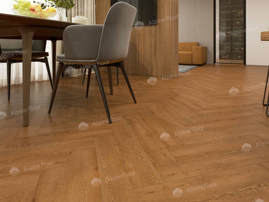 Каменный ламинат SPC Alpine Floor Parquet Light Дуб Селена, ЕСО 13-32 MC