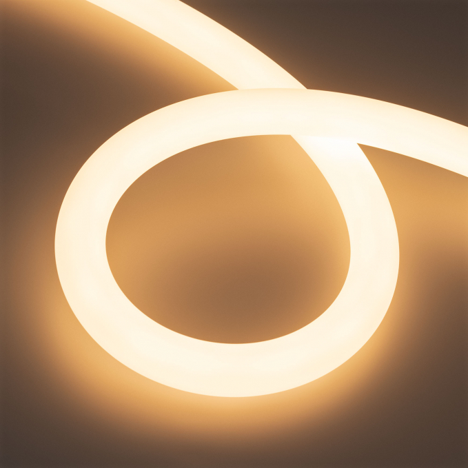 Светодиодная лента герметичная MOONLIGHT-TOP-A336-D30mm 24V Warm3000 (14.4 W/m, IP65, 5m, wire x1), Arlight, 050481, изображение 4