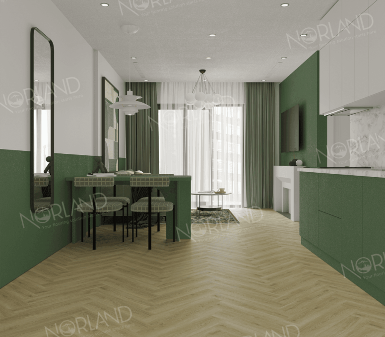 Каменный ламинат SPC Norland Lagom Parquet Sot, 1033-6