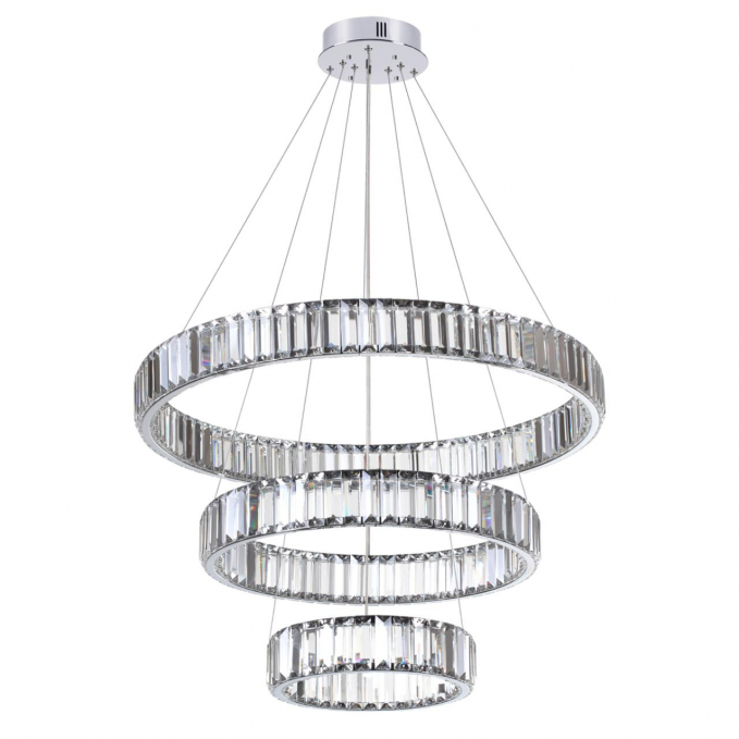 Люстра LED 88W 4000K 10200Лм VEKIA L-VISION ODL24 593 ODEON LIGHT 4930/88L, изображение 1 Люстра LED 88W 4000K 10200Лм VEKIA L-VISION ODL24 593 ODEON LIGHT 4930/88L, изображение 1