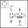 Бра E14 2*40W KARELIA PENDANT ODL_EX26 031 ODEON LIGHT 5444/1WA, схема товара Бра E14 2*40W KARELIA PENDANT ODL_EX26 031 ODEON LIGHT 5444/1WA, схема товара