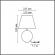 Настольная лампа Е27 1*60W 220V TAPALA MODERNI LN26 491 LUMION 8140/1T, схема товара Настольная лампа Е27 1*60W 220V TAPALA MODERNI LN26 491 LUMION 8140/1T, схема товара