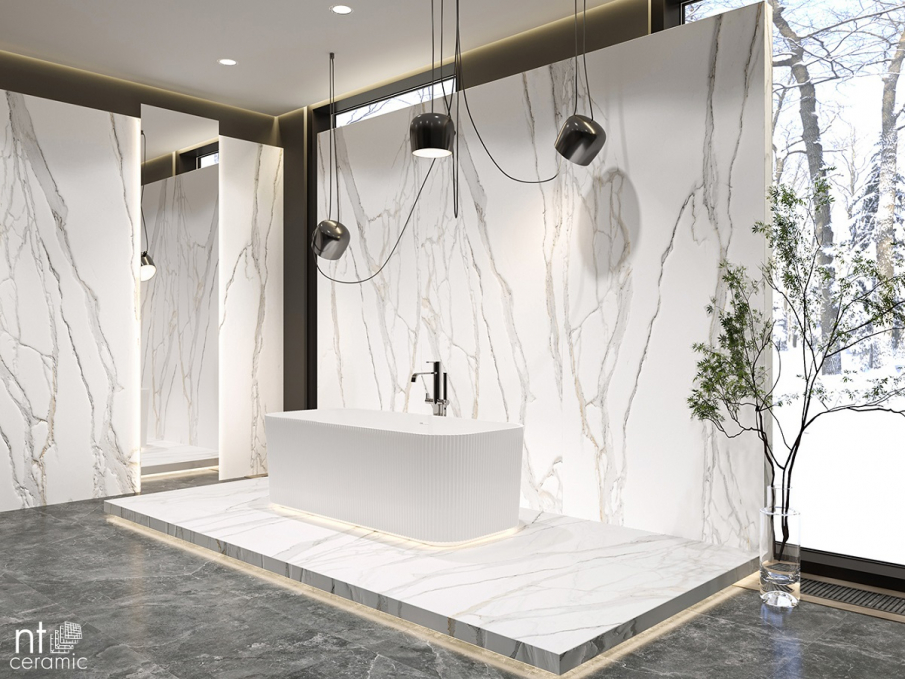 Керамогранит NT Ceramic Atlas Home Calacatta Empire 120x280, NTT3603С Керамогранит NT Ceramic Atlas Home Calacatta Empire 120x280, NTT3603С