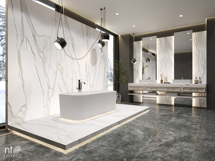 Керамогранит NT Ceramic Atlas Home Calacatta Empire 120x280, NTT3603С Керамогранит NT Ceramic Atlas Home Calacatta Empire 120x280, NTT3603С