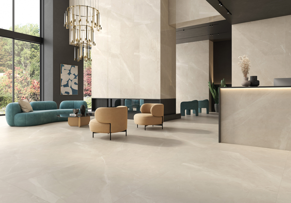 Керамический слэб StaroSlabs Geotiles Magda Marfil Matt 120x280 Керамический слэб StaroSlabs Geotiles Magda Marfil Matt 120x280